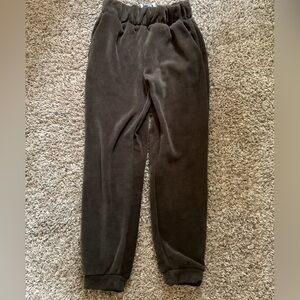 Fleece Olive Green art & motion Pants